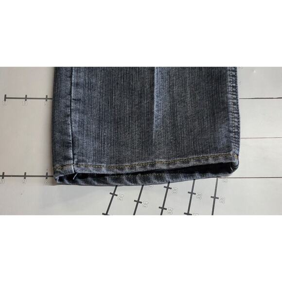 Wrangler Jeans Mens 38x32 Blue Gray Pants Western Faded Loose Work Trashed - Picture 8 of 8